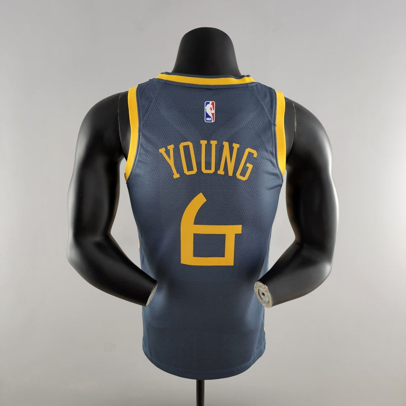 Nick Young Golden State Warriors 2018 City Edition Swingman Jersey back view