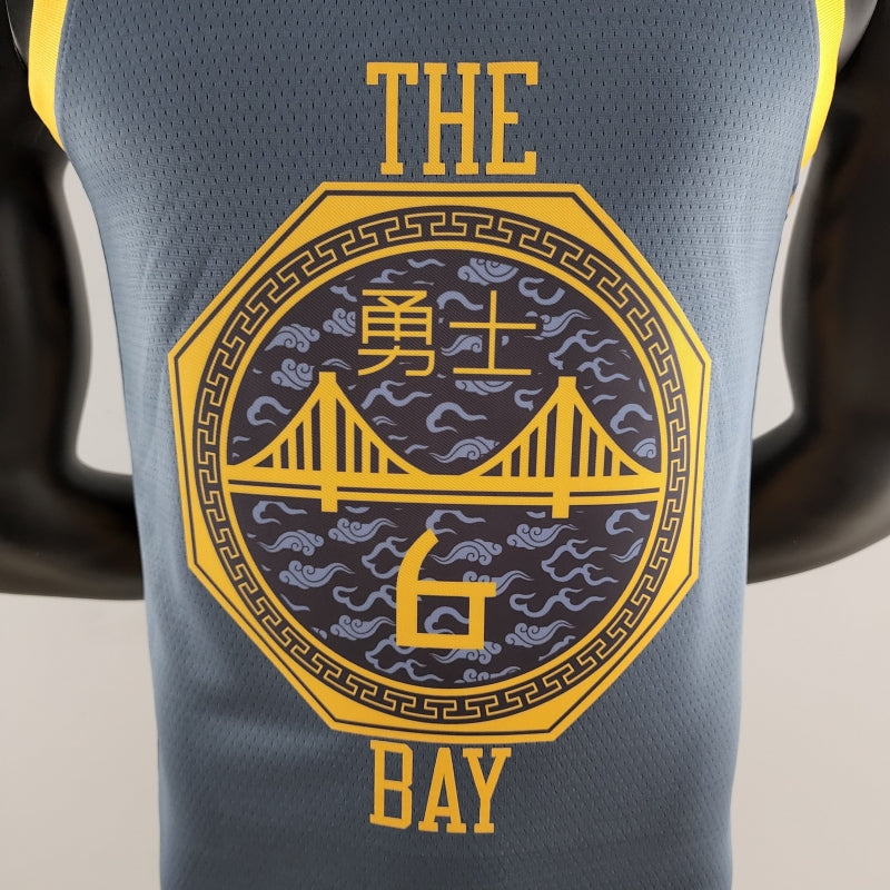 Nick Young Golden State Warriors 2018 City Edition Swingman Jersey front view - crest