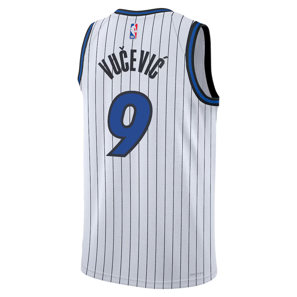 Nikola Vučević Orlando Magic Association Edition Swingman Jersey back view