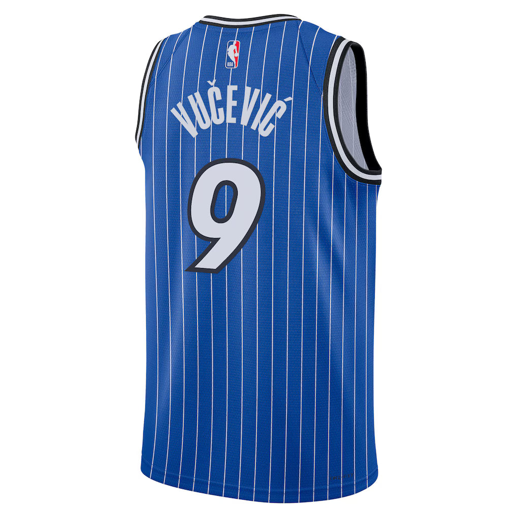 Nikola Vučević Orlando Magic Icon Edition Swingman Jersey back view