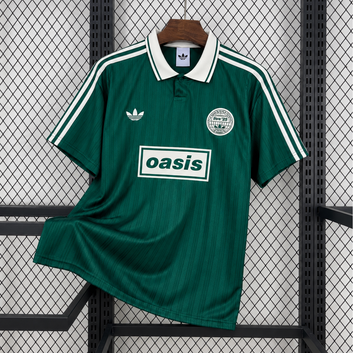 Oasis Tour Jacquard Jersey Green front view