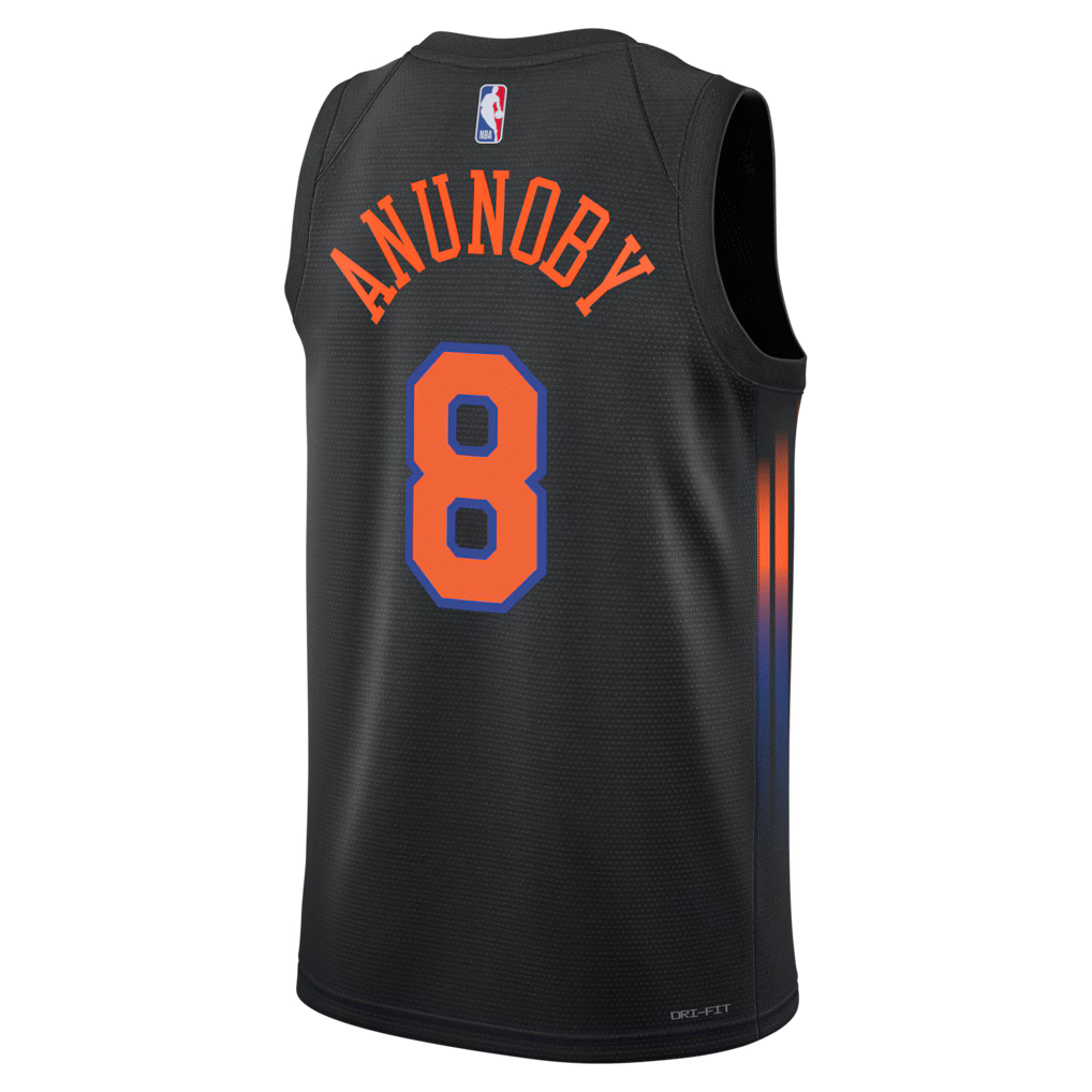 OG Anunoby New York Knicks Statement Edition Swingman Jersey back view
