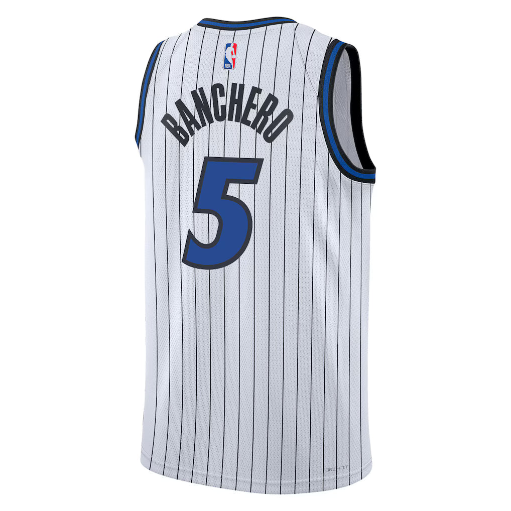 Paolo Banchero Orlando Magic Association Edition Swingman Jersey back view