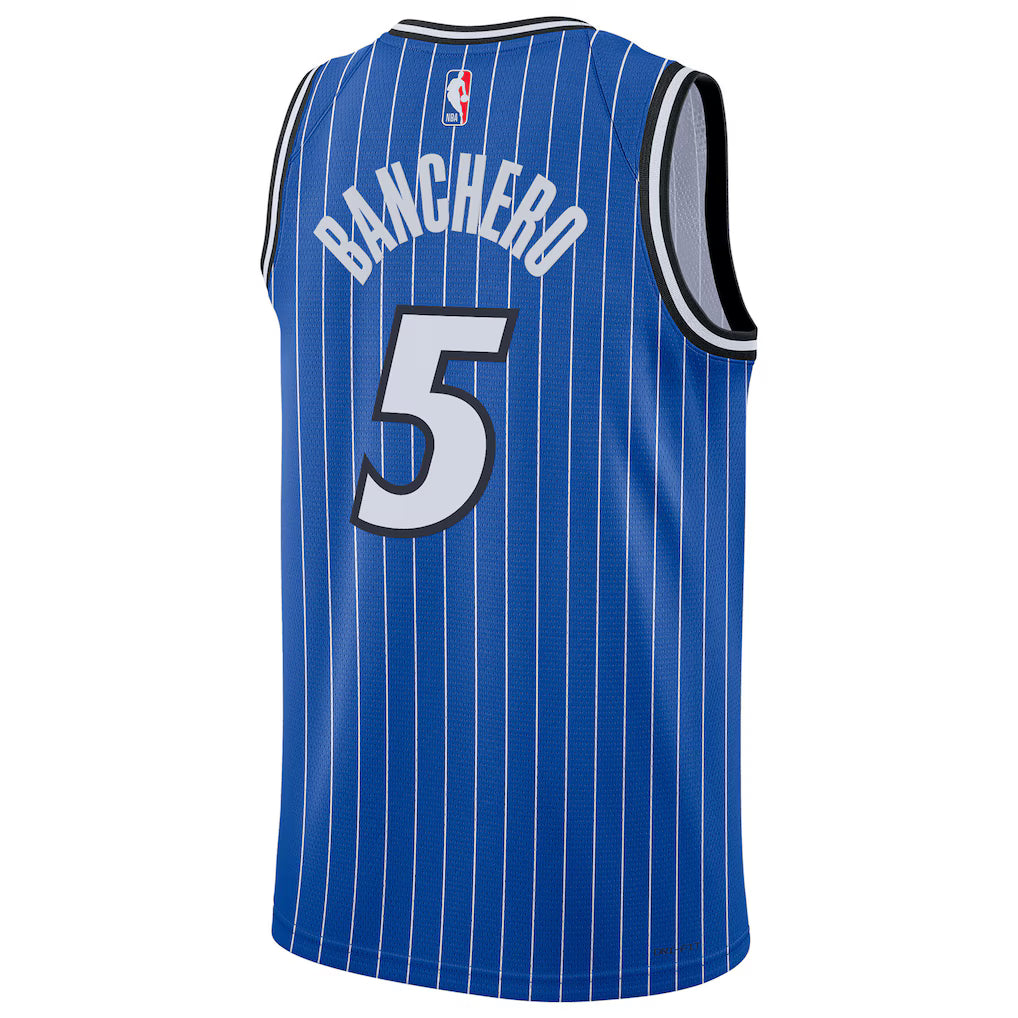 Paolo Banchero Orlando Magic Icon Edition Swingman Jersey back view
