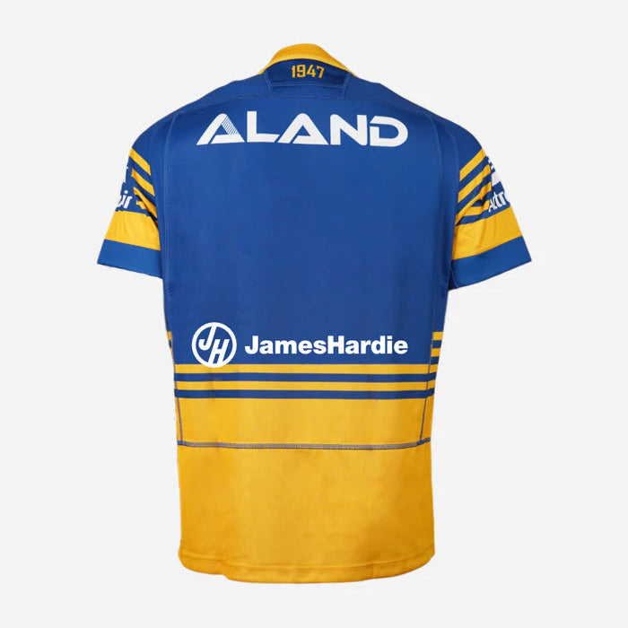 Parramatta Eels 2026 home jersey back view blue and gold NRL rugby shirt
