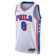 Paul George Philadelphia 76ers Association Edition Swingman Jersey front view