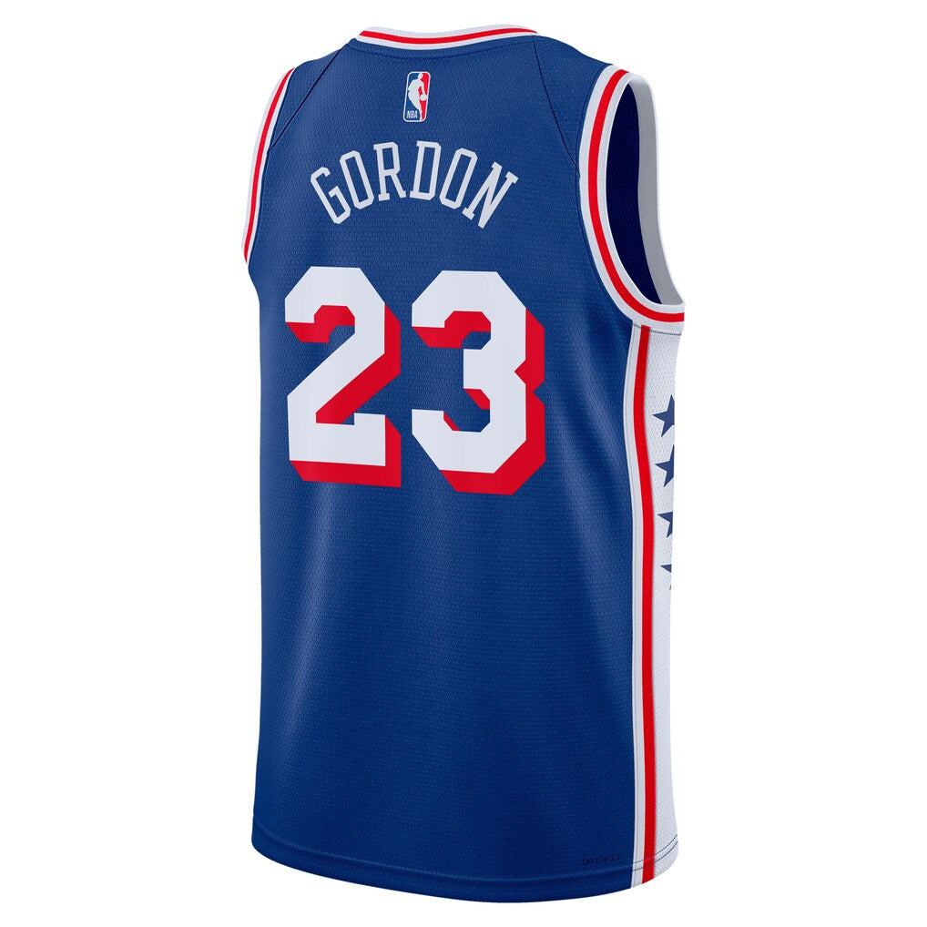 Philadelphia 76ers Icon Edition Swingman Jersey 2026/27 Back View