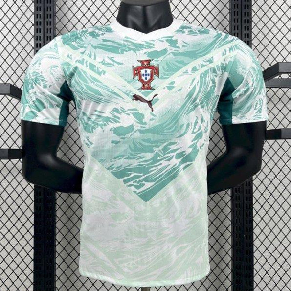 Portugal 2026 away jersey green front view player