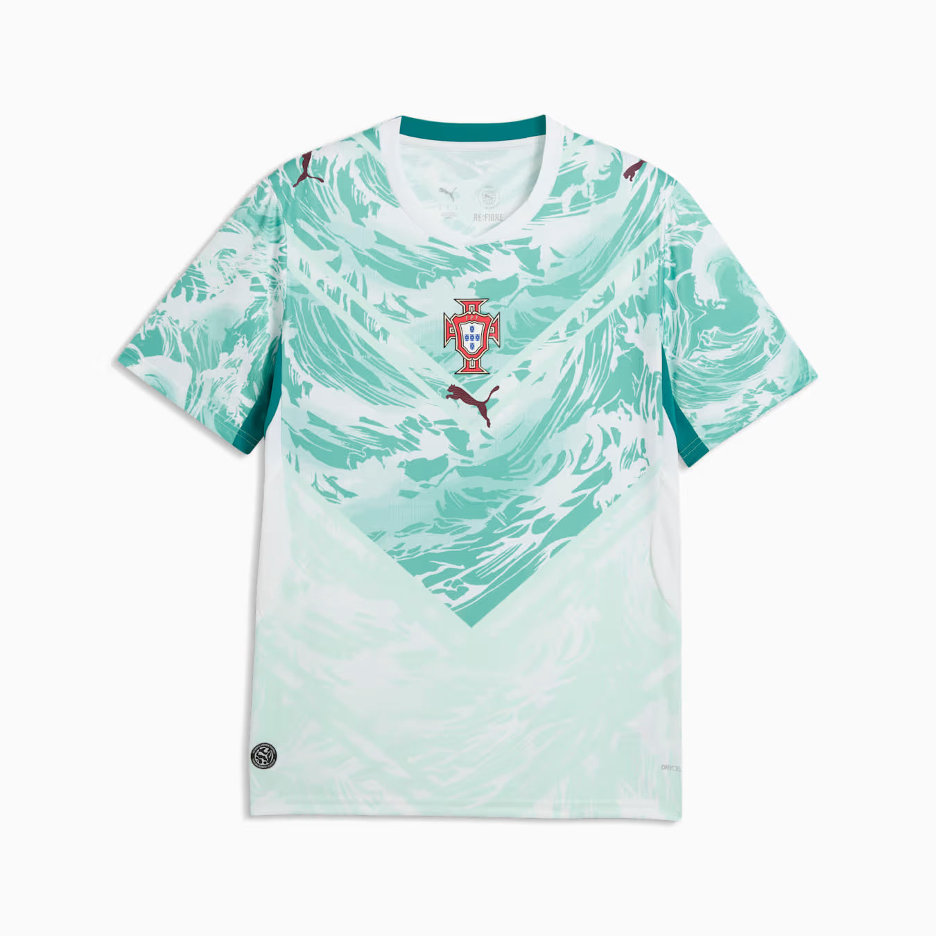 Portugal 2026 away jersey green front view
