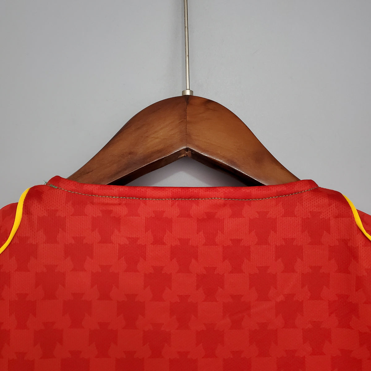 Portugal Home Jersey 2004 back collar and upper back detail