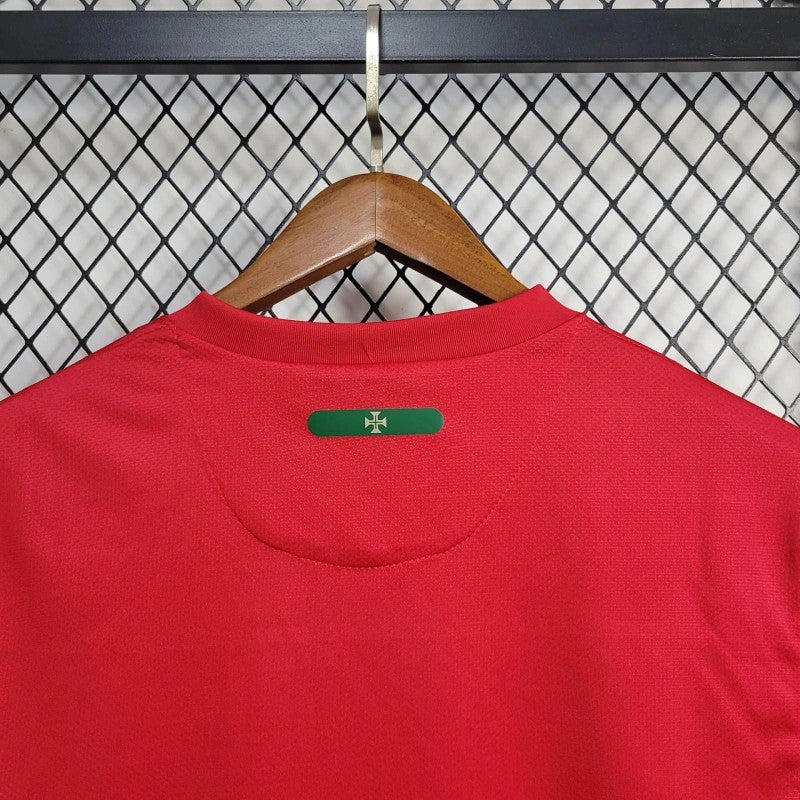 Portugal Home Jersey 2010 back collar detail
