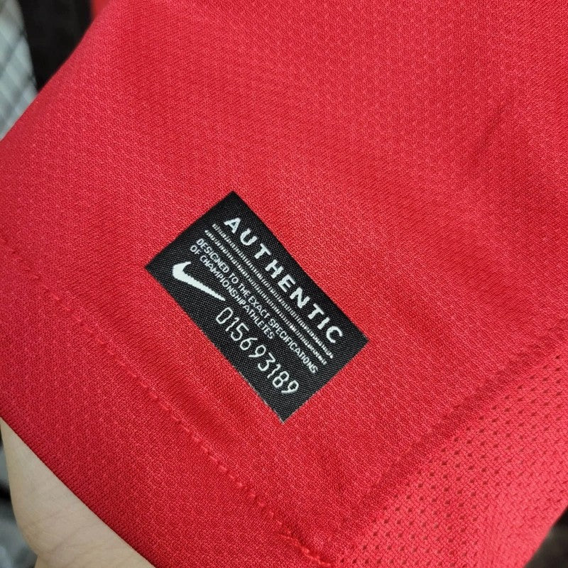 Portugal Home Jersey 2010 lower hem detail
