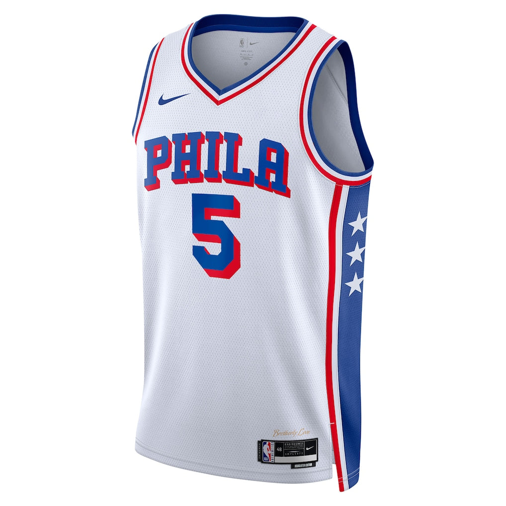 Quentin Grimes Philadelphia 76ers Association Edition Swingman Jersey front view