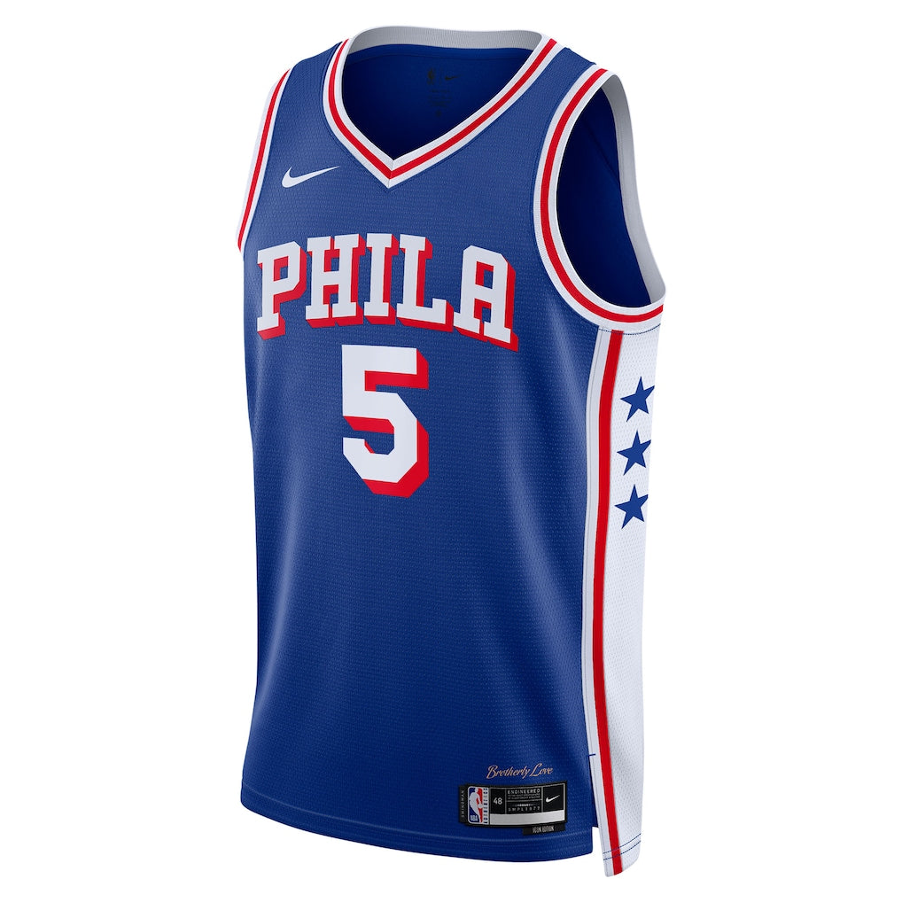 Quentin Grimes Philadelphia 76ers Icon Edition Swingman Jersey front view