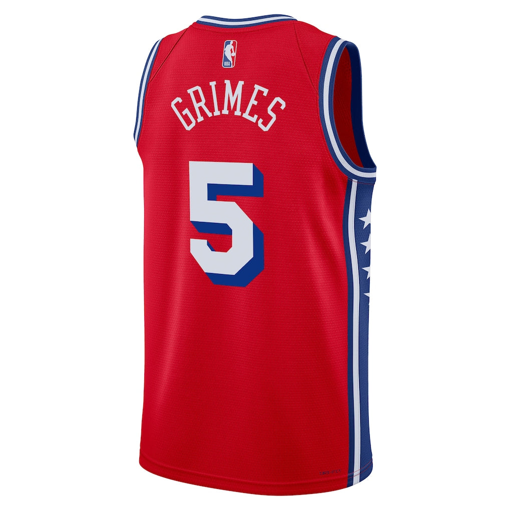 Quentin Grimes Philadelphia 76ers Statement Edition Swingman Jersey back view