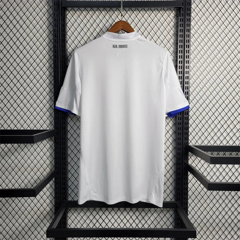Real Madrid 2010/11 Home White Football Jersey back view