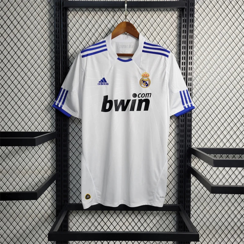 Real Madrid 2010/11 Home White Football Jersey front view