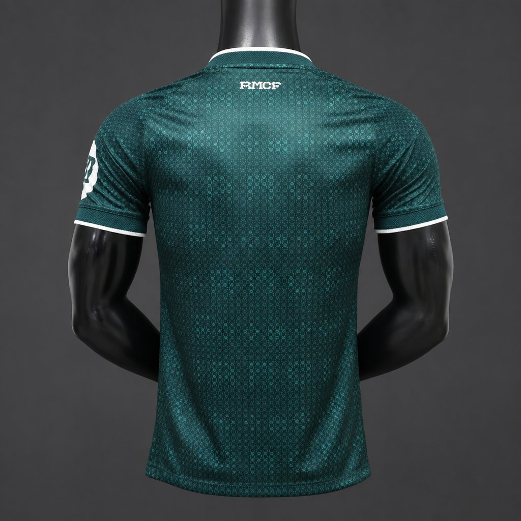 Real Madrid Away Jersey 2026/27 Green Back View