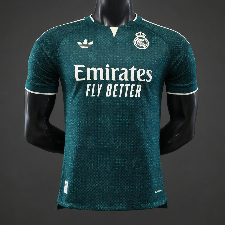 Real Madrid Away Jersey 2026/27 Green Front View