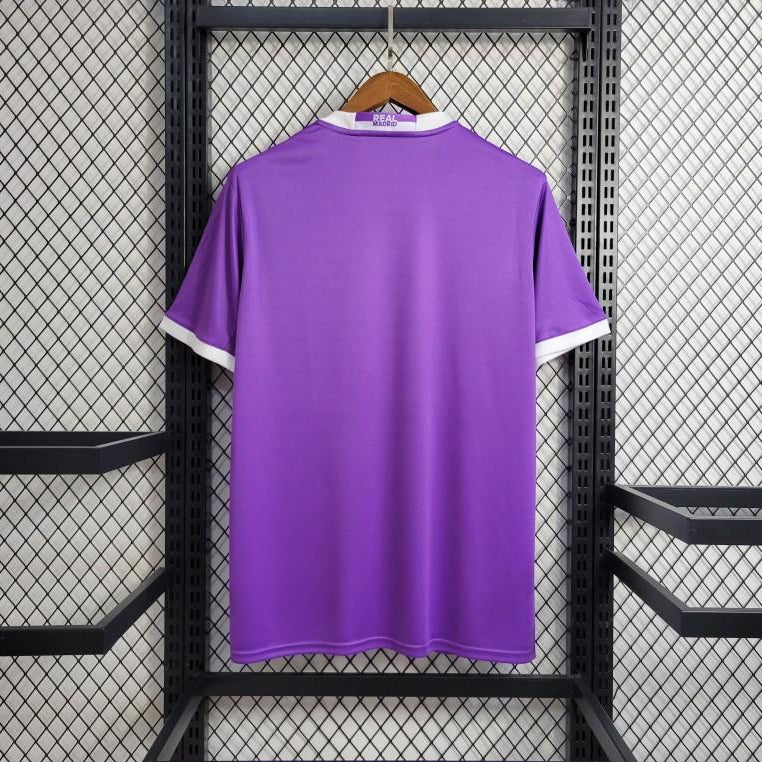 Real Madrid away kit 2016/17 purple back view
