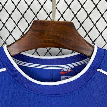 Retro 1998 Brazil Away Jersey front view collar