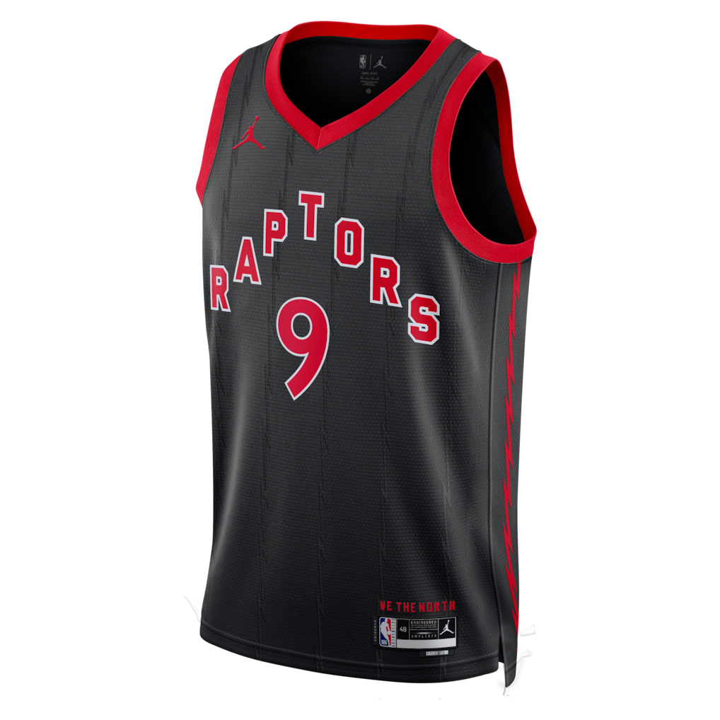 RJ Barrett Toronto Raptors Statement Edition Swingman Jersey front view