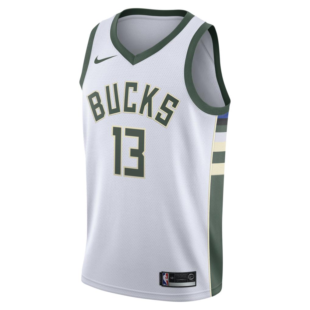 Ryan Rollins Milwaukee Bucks Association Edition Swingman Jersey front view