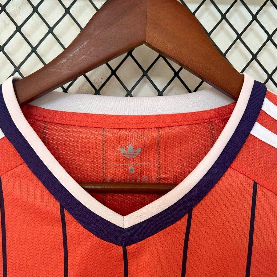 Scotland 2026 Away Orange Jersey Front View Collar