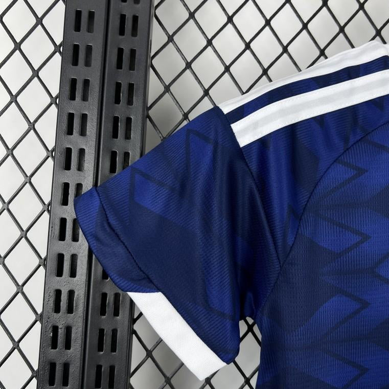 Scotland Home Jersey 2026 Kids Set front view sleeve