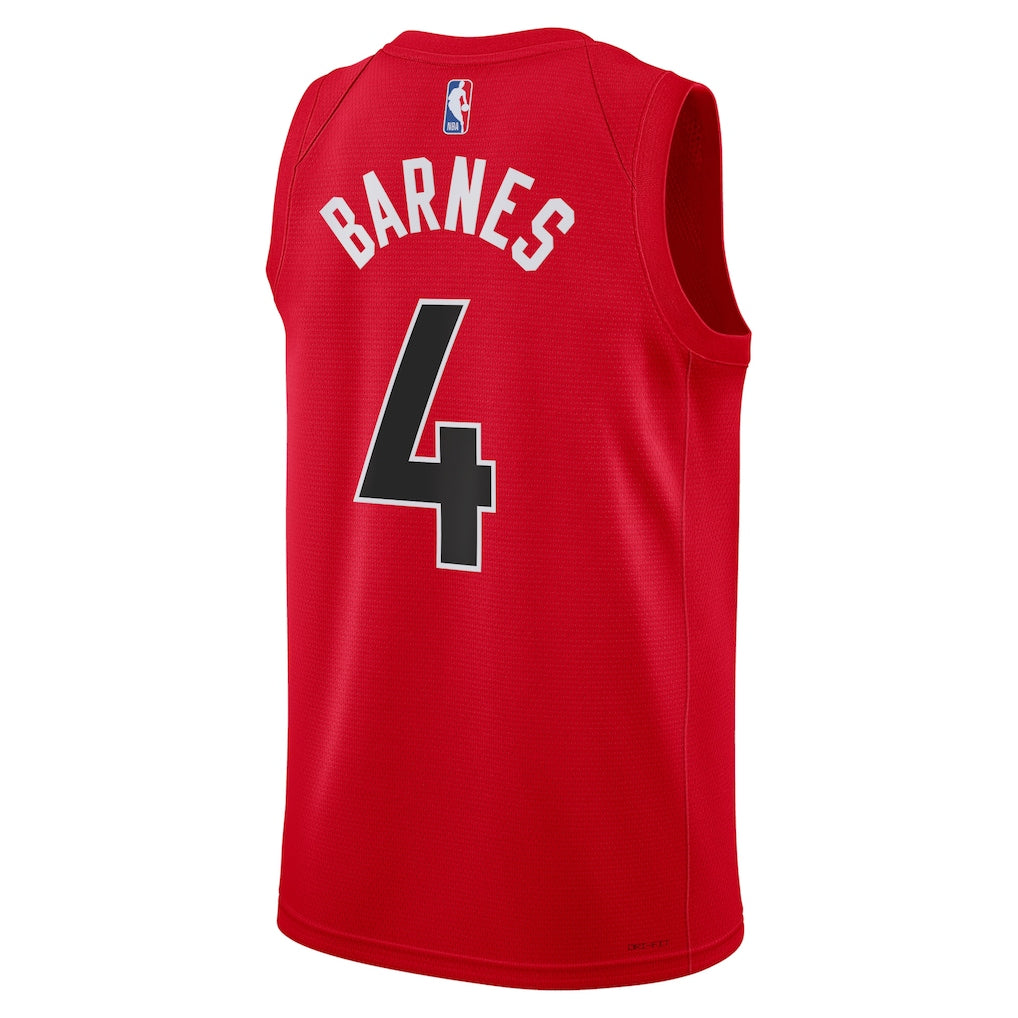 Scottie Barnes Toronto Raptors Icon Edition Swingman Jersey back view