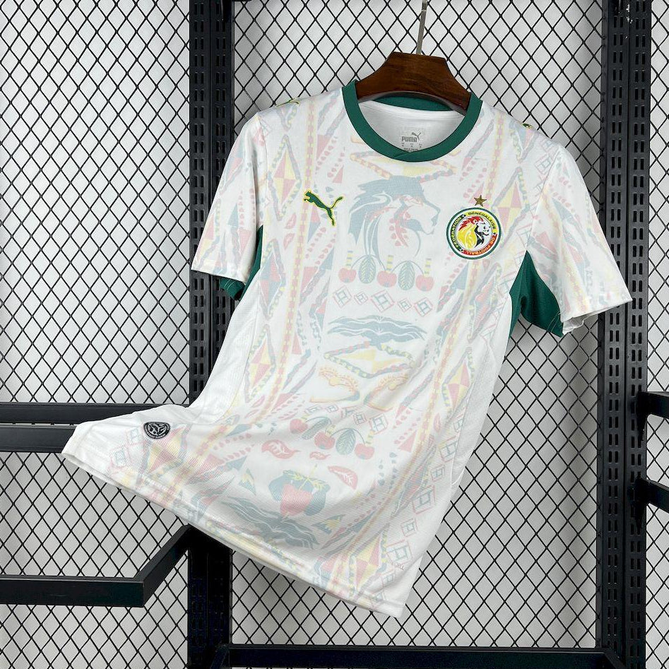 Senegal 2026 2027 home jersey white football shirt front view
