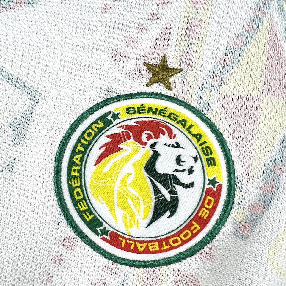 Senegal 2026 2027 home jersey white football shirt logo view
