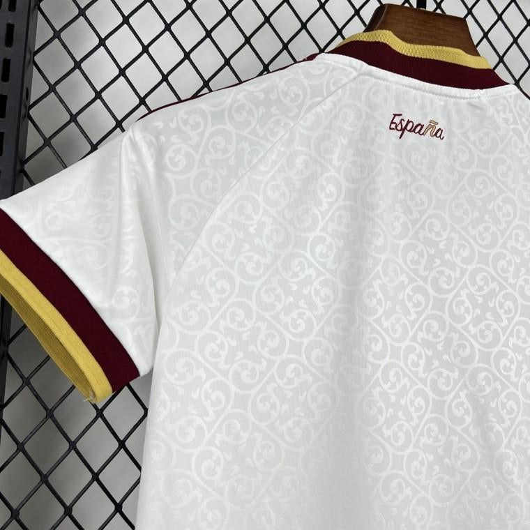 Spain Away Jersey 2026 Kids Set back view 