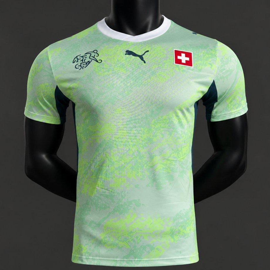 Switzerland 2026 World Cup Away Jersey Front View Player