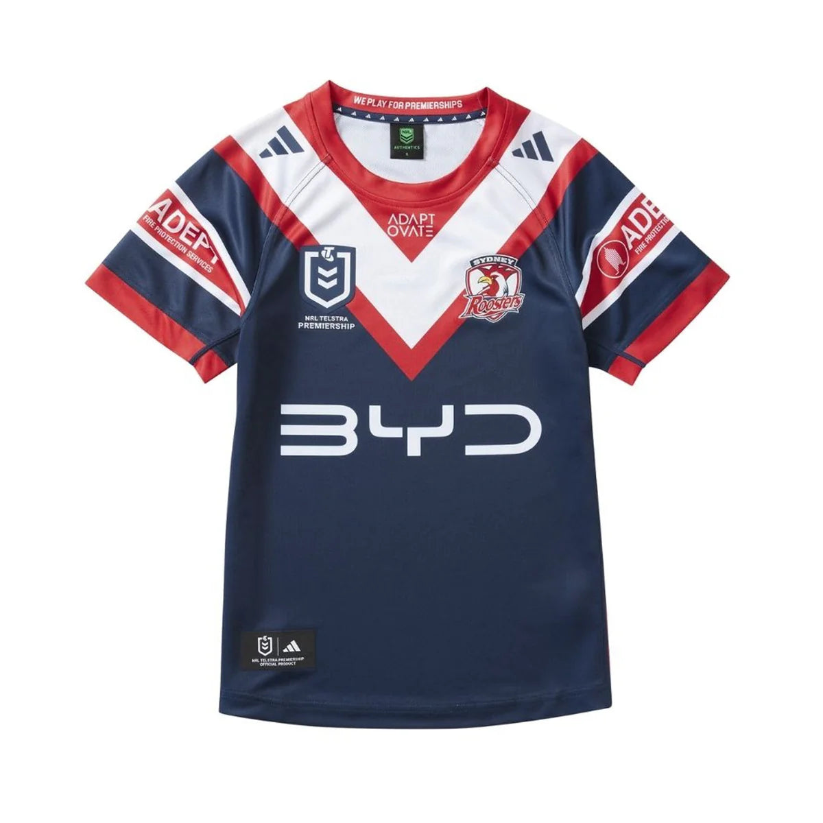 Sydney Roosters 2026 home jersey front view

