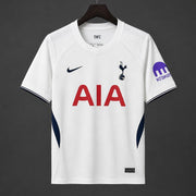Tottenham Hotspur Home Jersey 2026/27 front view with white design navy details and AIA sponsor