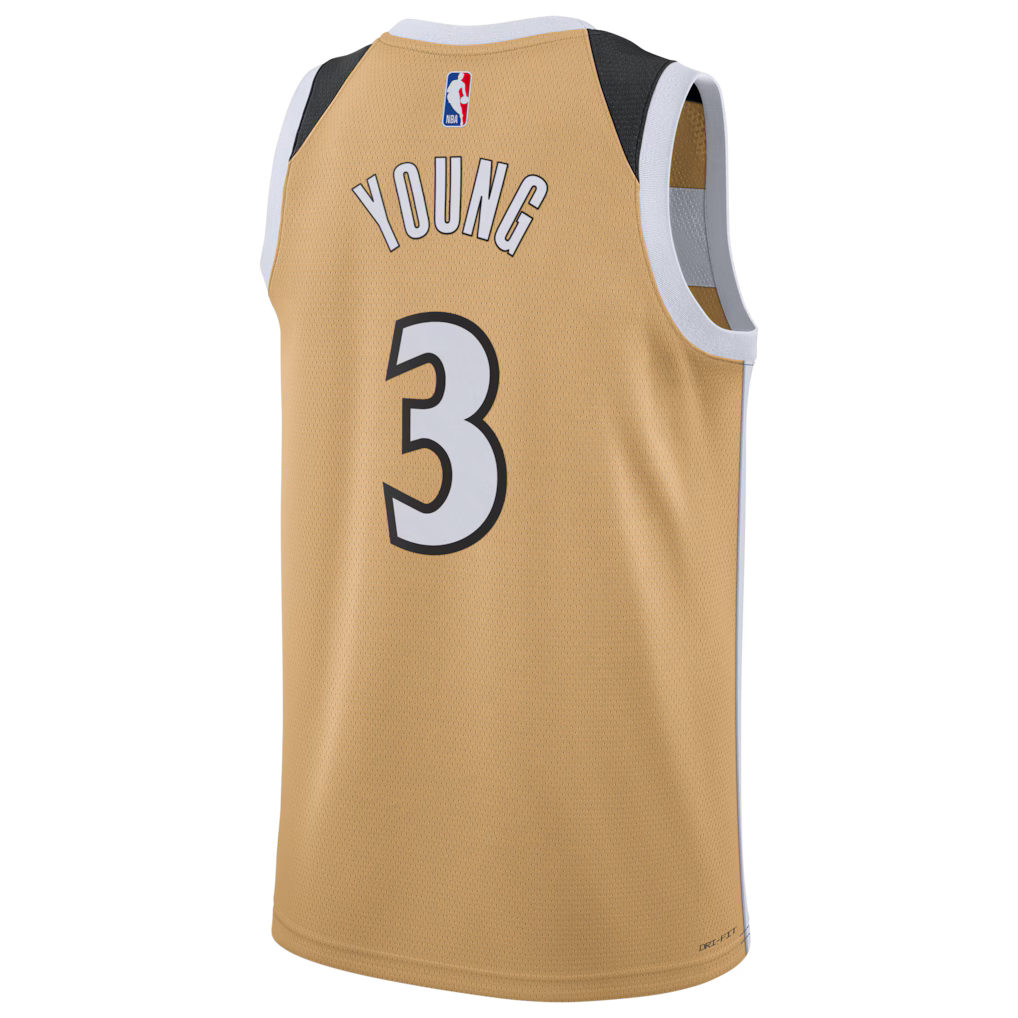 Trae Young Washington Wizards City Edition Swingman Jersey back view
