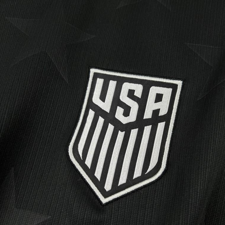 USA 2026 World Cup away jersey black football shirt logo view
